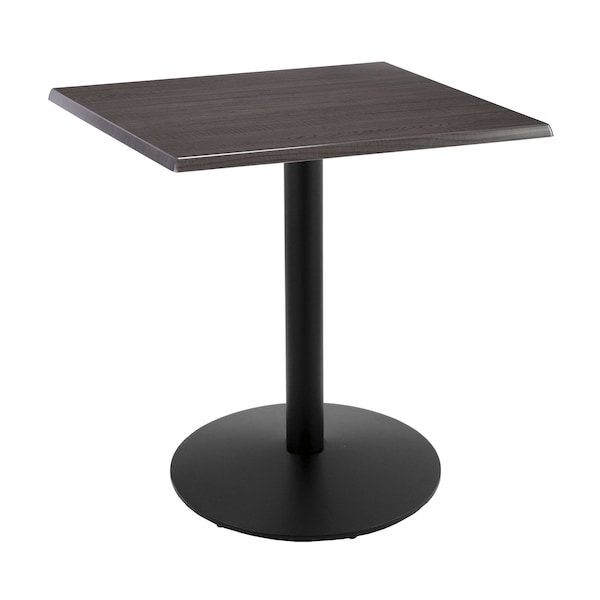 36" Tall In/Outdoor All-Season Table, 30" x 30" Square Charcoal Top